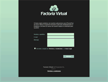 Tablet Screenshot of factoriavirtual.com